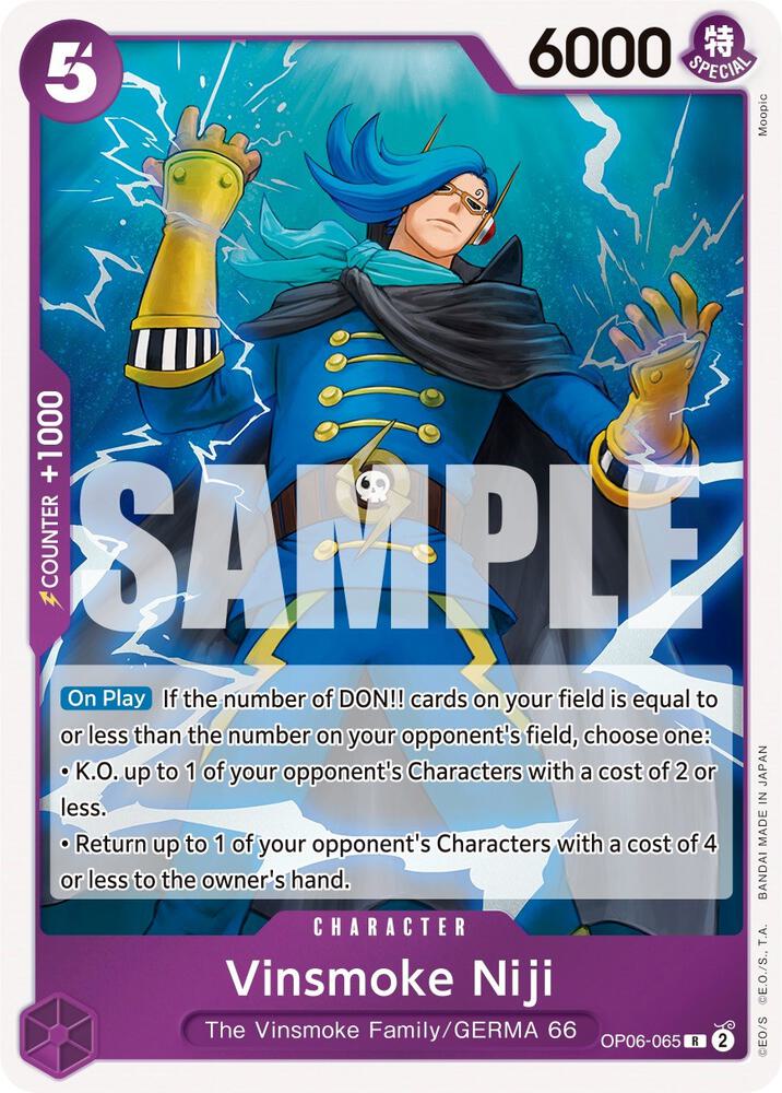 Vinsmoke Niji OP06-065 (Wings of the Captain)  - Foil