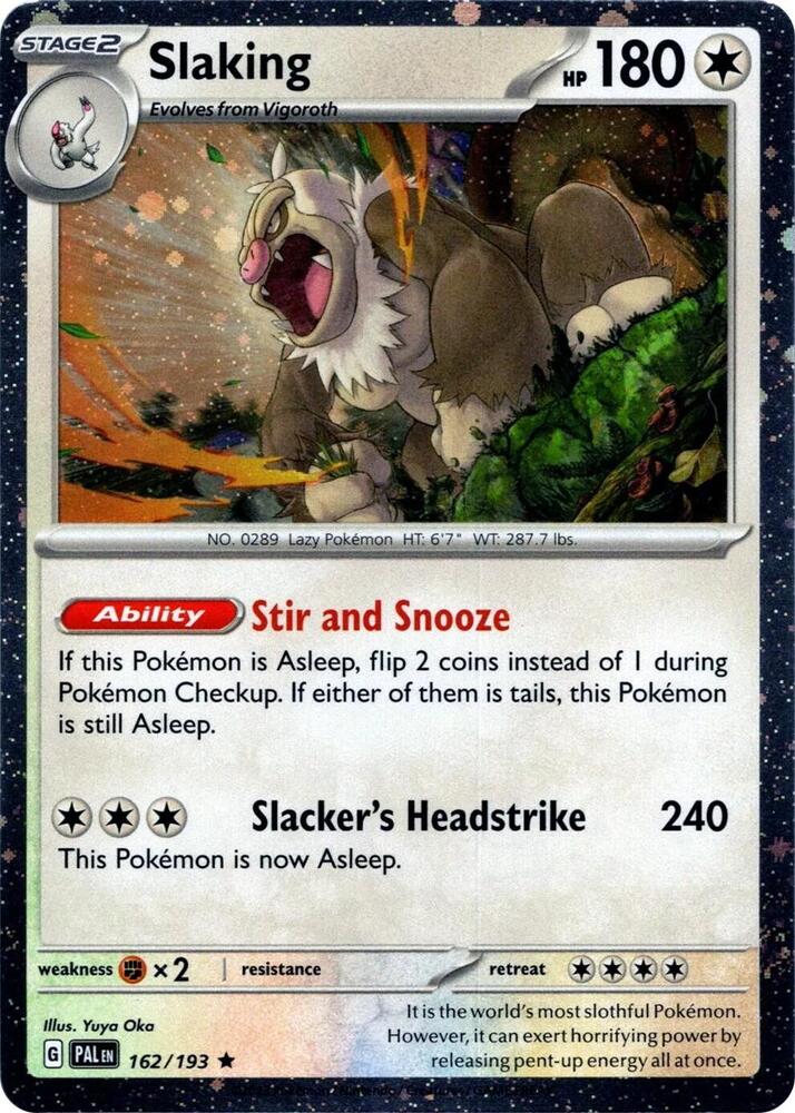 Slaking 162/193 (Miscellaneous Cards & Products)  - Cosmo Holofoil