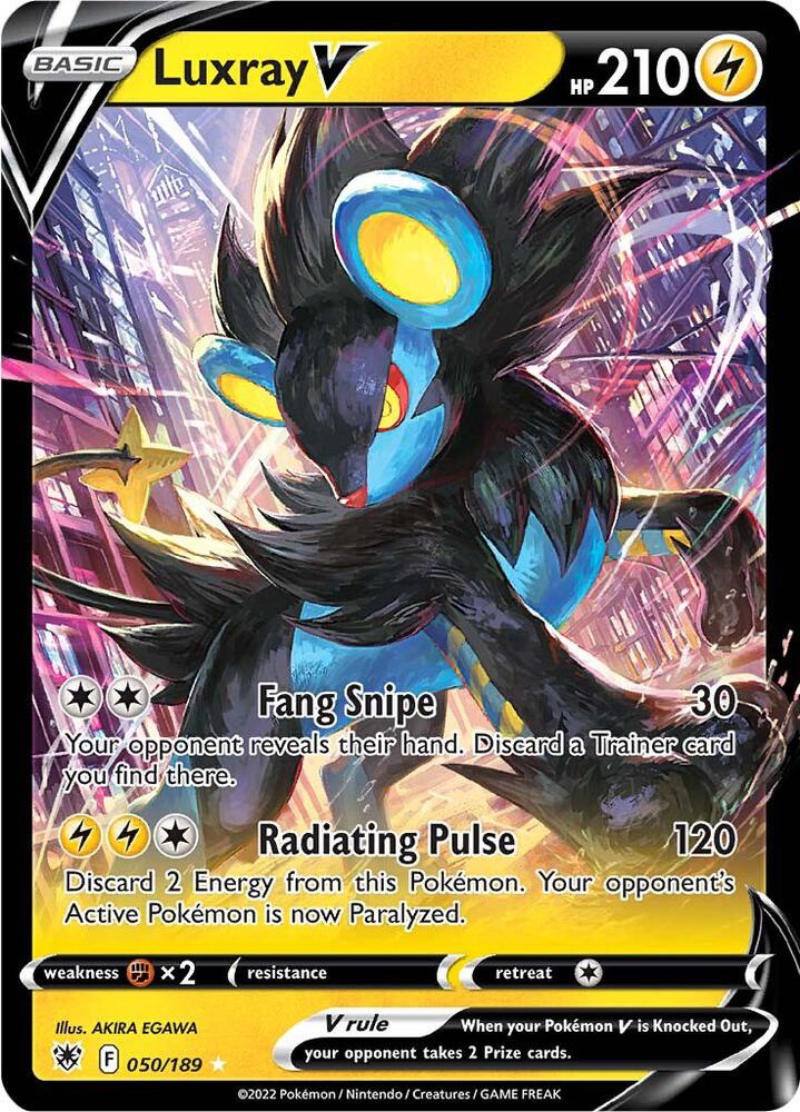 Luxray V 050/189 (SWSH10: Astral Radiance)  - Holofoil