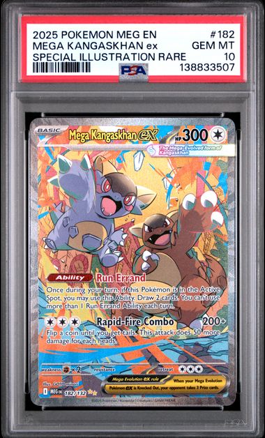 Mega Kangaskhan - Special Illustration Rare - 182/132 PSA 10