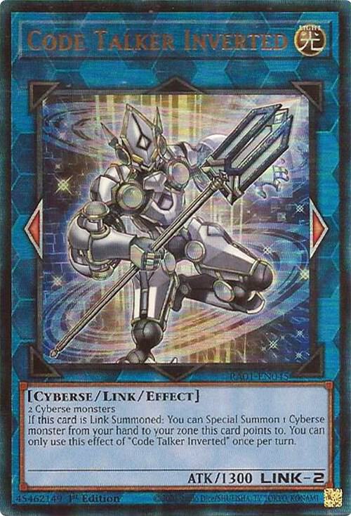 Code Talker Inverted PUR RA01-EN045 (25th Anniversary Rarity Collection)  - 1st Edition