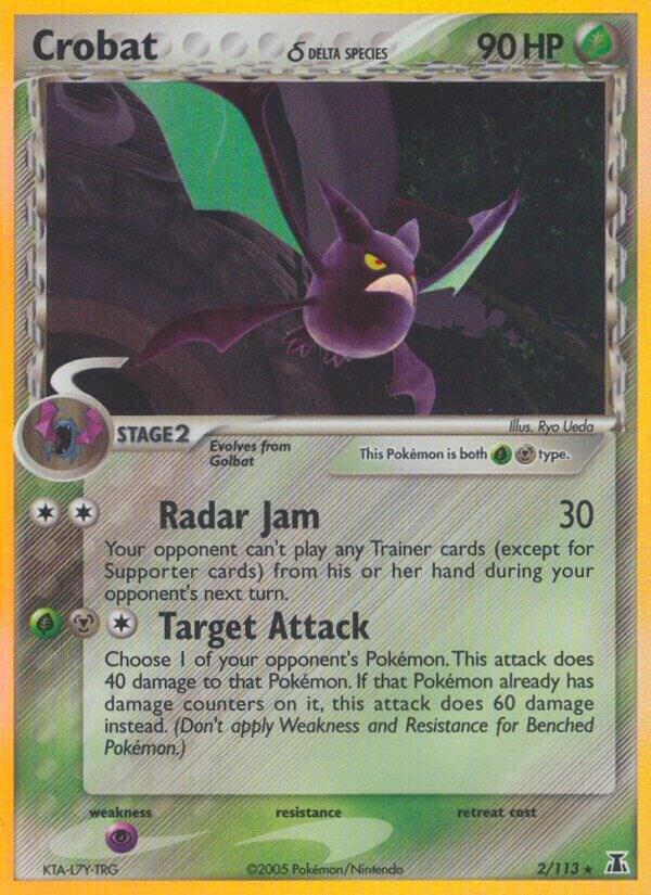 Crobat Delta Species 2/113 (Delta Species)  - Holofoil