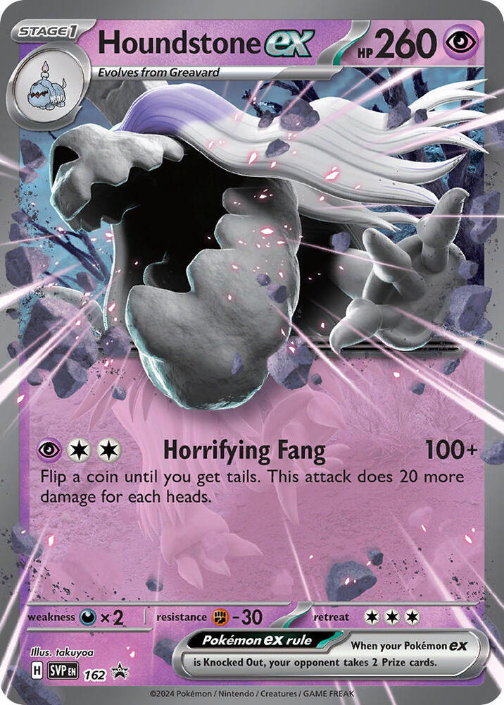 Houndstone 162 (SV: Scarlet & Violet Promo Cards)  - Holofoil