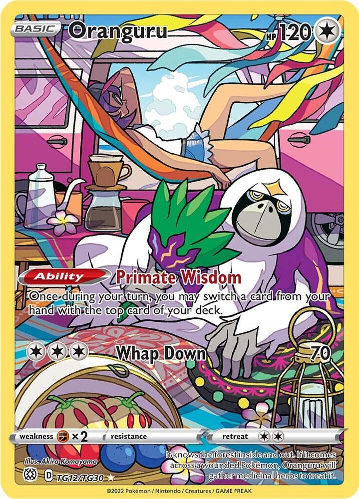 Oranguru TG12/TG30 (SWSH09: Brilliant Stars Trainer Gallery)  - Holofoil