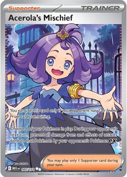 Acerola's Mischief 165/132 (ME01: Mega Evolution)  - Holofoil