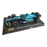 Bburago Formula Racing 1:43 2023 F-1 Aston Martin AMR23 #18 Stroll with Helmet