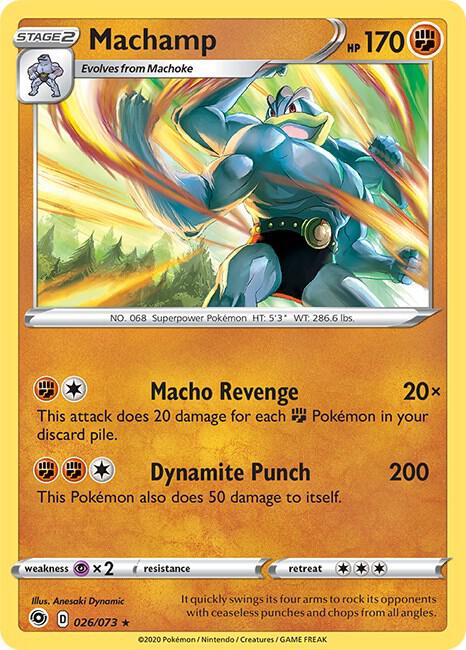 Machamp 26/73 (Champion's Path)  - Holofoil
