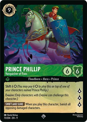 Prince Phillip, Vanquisher of Foes 73/204 (Fabled) 