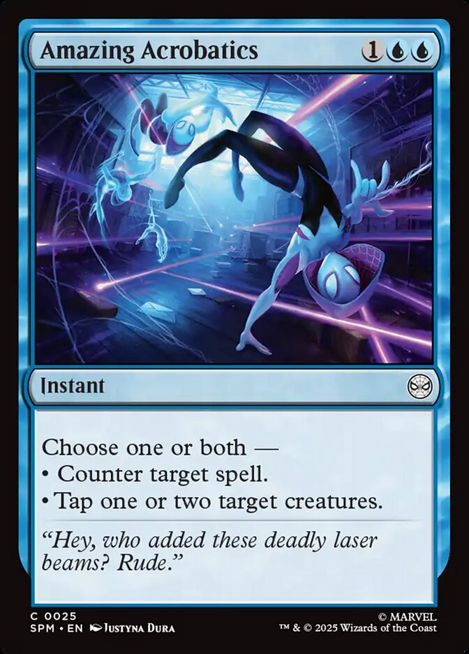 Amazing Acrobatics 25 (Marvel's Spider-Man)  - Foil