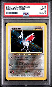 2000 POKEMON NEO GENESIS #13 SKARMORY-HOLO PSA 9