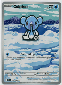 Cubchoo Black Bolt  Illustration Rare  109/086