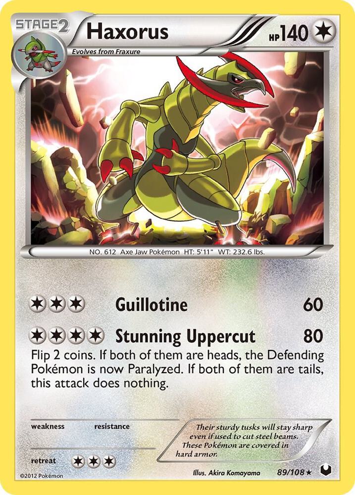 Haxorus 89/108 (Dark Explorers)  - Holofoil