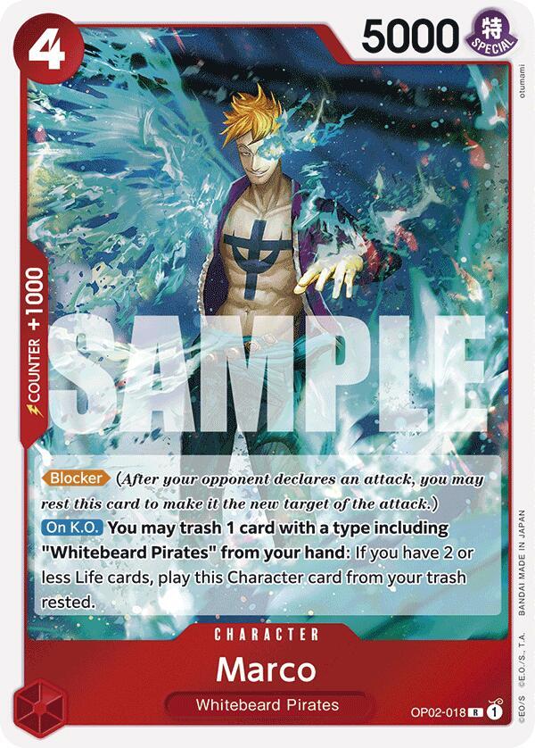 Marco (Reprint) OP02-018 (Premium Booster -The Best-)  - Foil