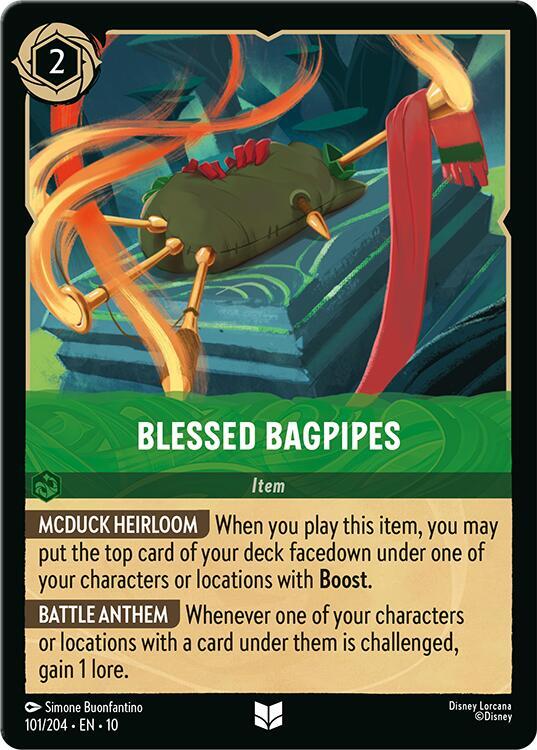 Blessed Bagpipes 101/204 (Whispers in the Well)  - Cold Foil