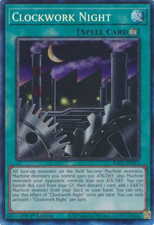 Clockwork Night PCR RA03-EN071 (Quarter Century Bonanza)  - 1st Edition