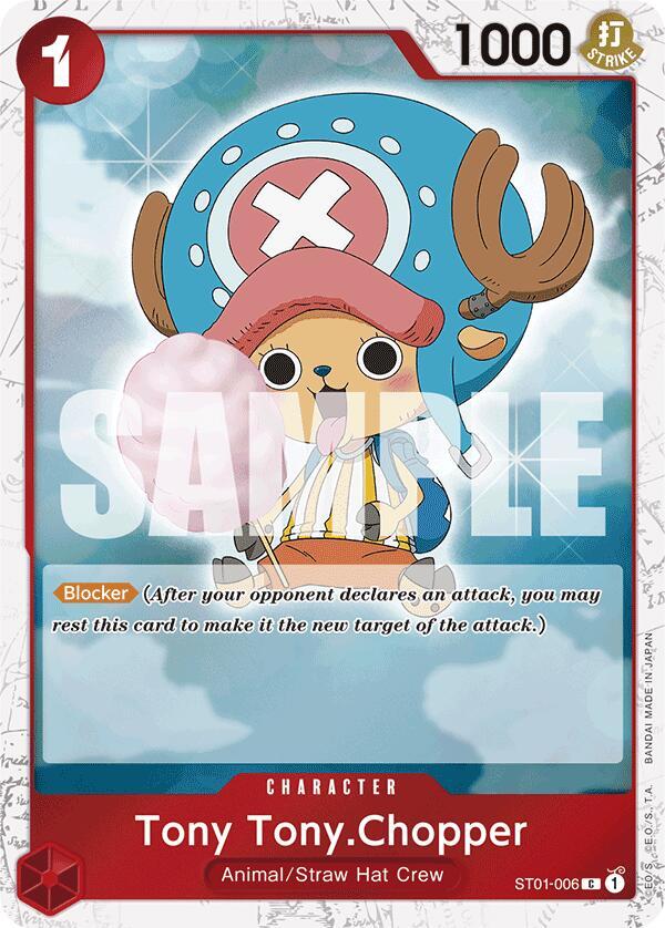Tony TonyChopper ST01 006 Jolly Roger Foil ST01-006 (Premium Booster -The Best-)  - Foil