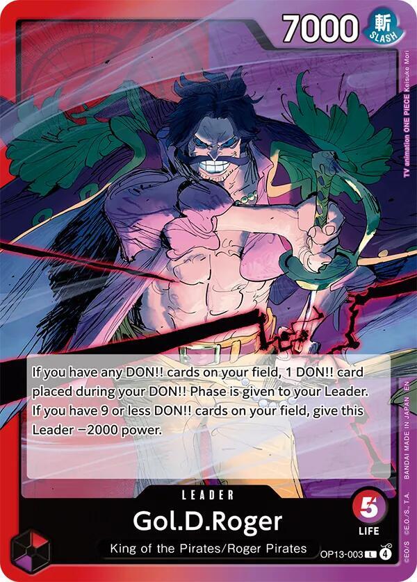 Gol.D.Roger OP13-003 (Carrying On His Will) 