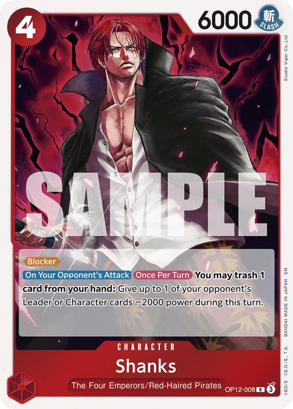 Shanks OP12-008 (Legacy of the Master)  - Foil