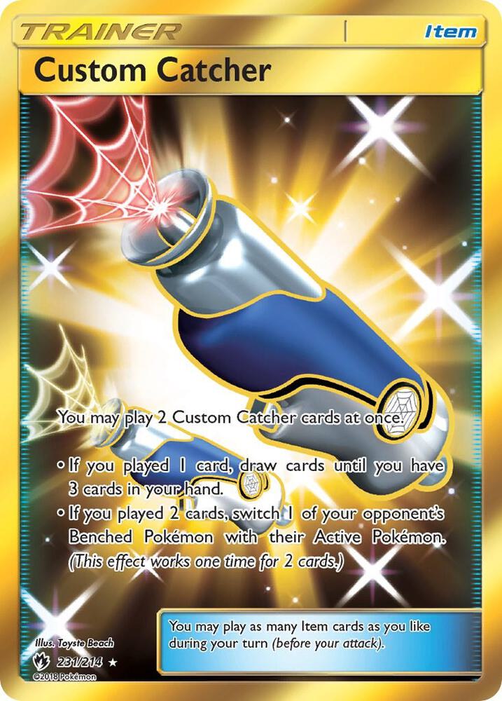 Custom Catcher 231/214 (SM - Lost Thunder)  - Holofoil