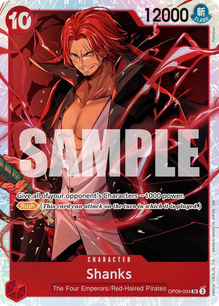 Shanks (Reprint) OP09-004 (Premium Booster -The Best- Vol. 2)  - Foil