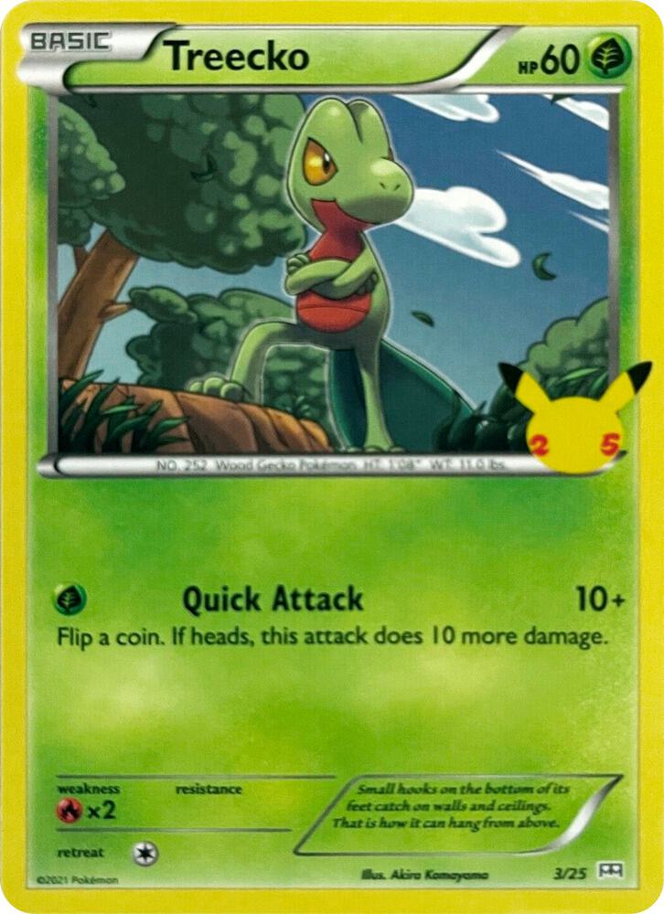 Treecko 003/025 (McDonald's 25th Anniversary Promos) 