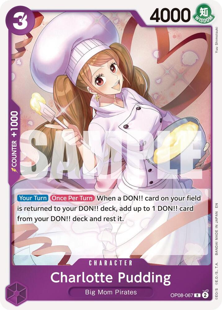 Charlotte Pudding (Reprint) OP08-067 (Premium Booster -The Best- Vol. 2)  - Foil