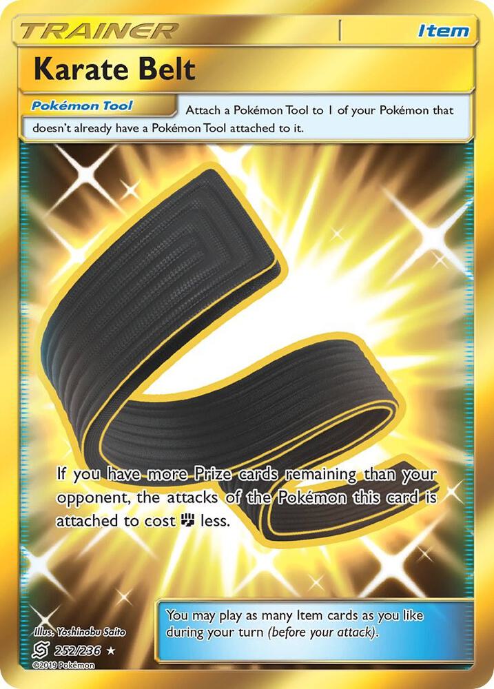 Karate Belt Secret 252/236 (SM - Unified Minds)  - Holofoil