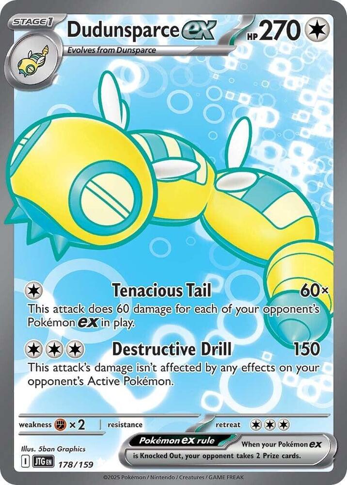 Dudunsparce ex 178/159 (SV09: Journey Together)  - Holofoil