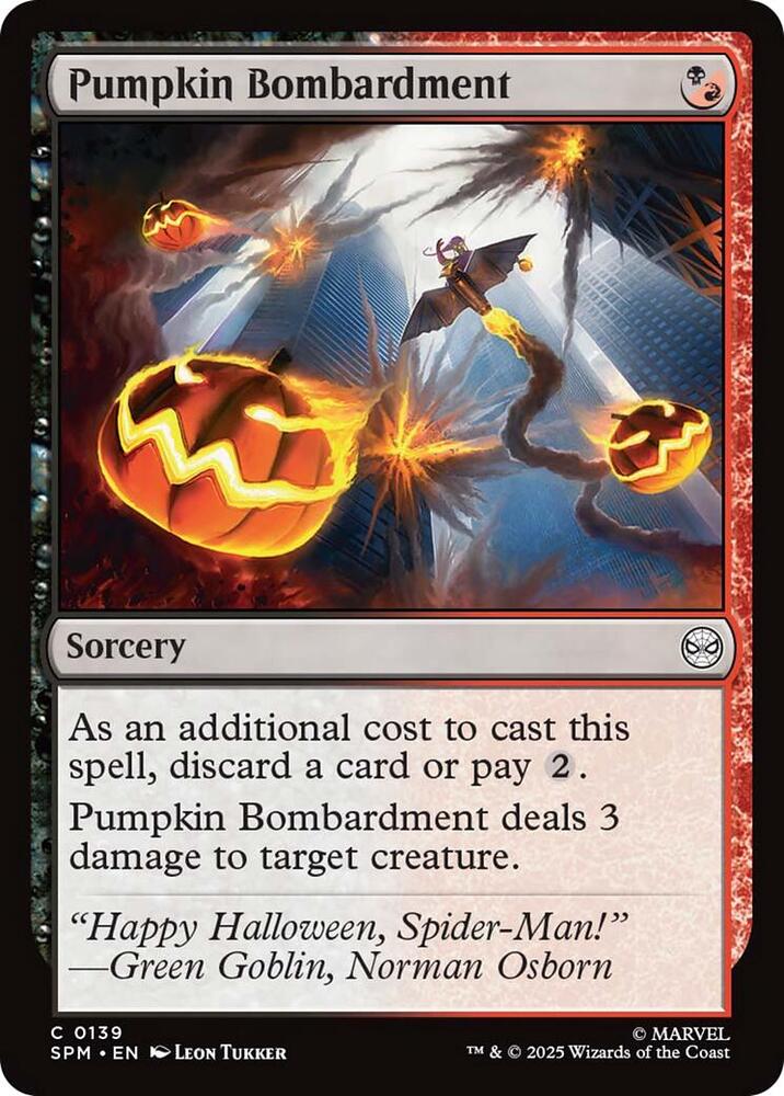 Pumpkin Bombardment 139 (Marvel's Spider-Man)  - Foil