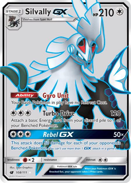 Silvally GX 108/111 (SM - Crimson Invasion)  - Holofoil