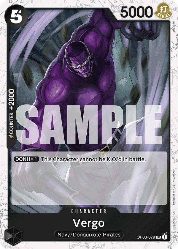 Vergo OP03-079 (Premium Booster -The Best-)  - Jolly Roger Foil