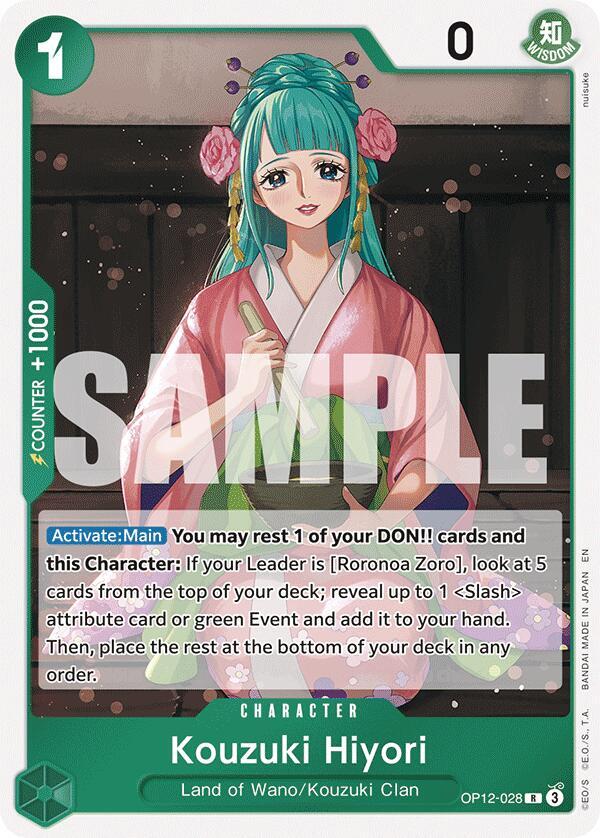 Kouzuki Hiyori OP12-028 (Legacy of the Master)  - Foil