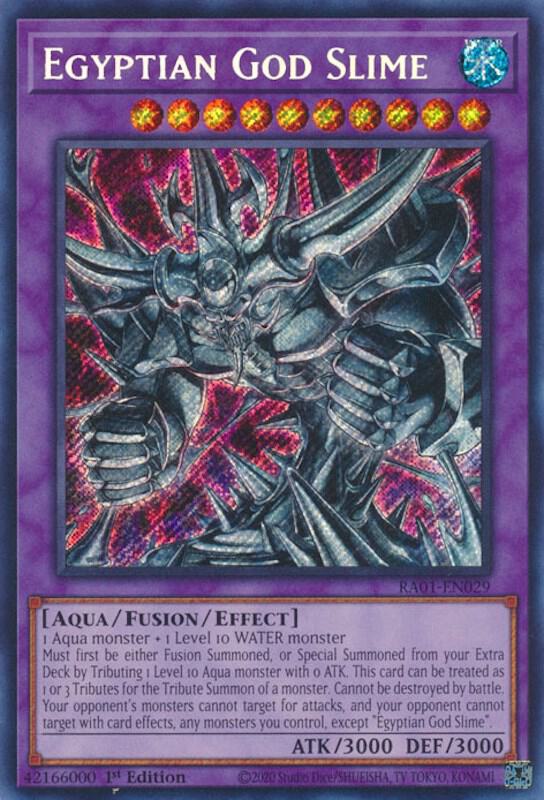 Egyptian God Slime Secret Rare RA01-EN029 (25th Anniversary Rarity Collection)  - 1st Edition
