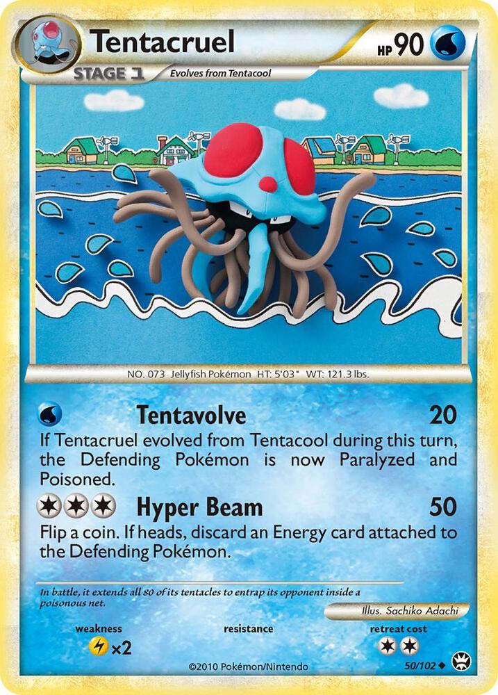 Tentacruel 50/102 (Triumphant) 