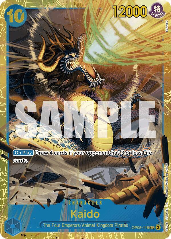 Kaido (Reprint) OP05-118 (Premium Booster -The Best-)  - Foil