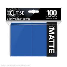 ULTRA PRO Deck Protector Standard - Matte 100ct Blue ECLIPSE