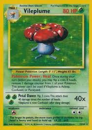 Vileplume NO STAMP ERROR - Holo Rare - 15/64 (LP)