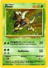 Pinsir NO STAMP ERROR - Holo Rare - 9/64 (MP)