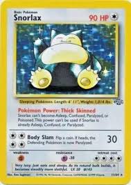 Snorlax - Holo Rare - 11/64 LP