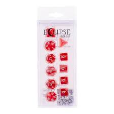 ULTRA PRO Eclipse 11 Dice Set: Apple Red