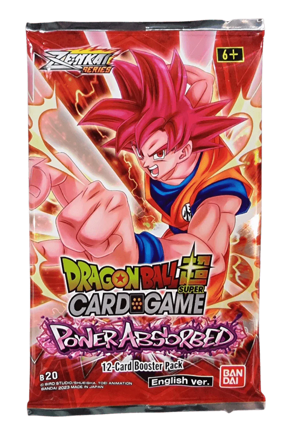 Dragon Ball Super Card Game: Zenkai Series – Booster Display: Power Absorbed [B20]
