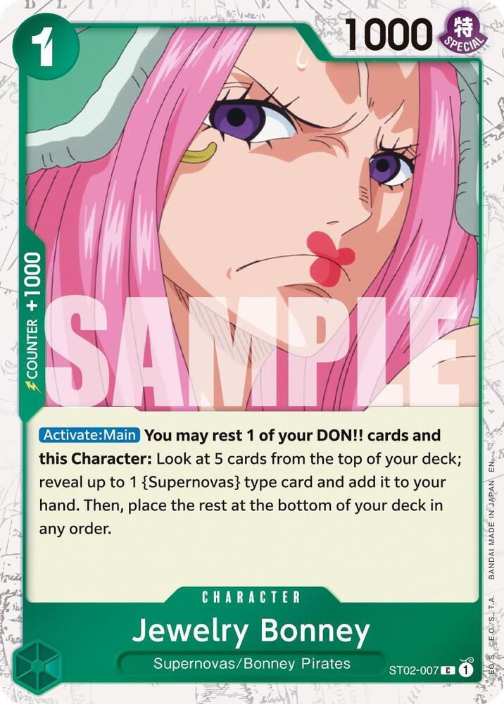 Jewelry Bonney ST02-007 (Premium Booster -The Best- Vol. 2)  - Pirate Foil
