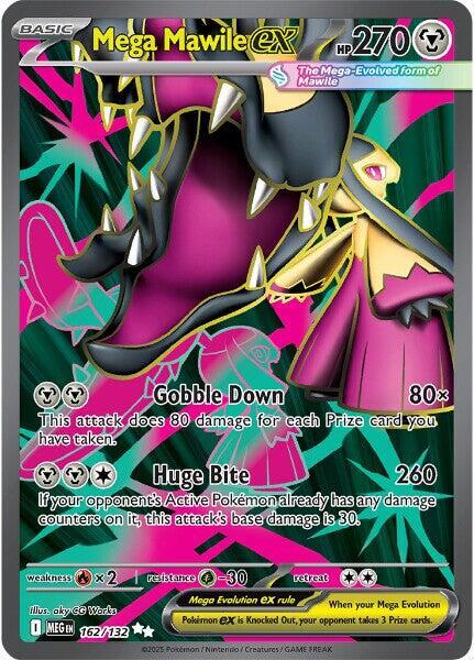 Mega Mawile ex 162/132 (ME01: Mega Evolution)  - Holofoil