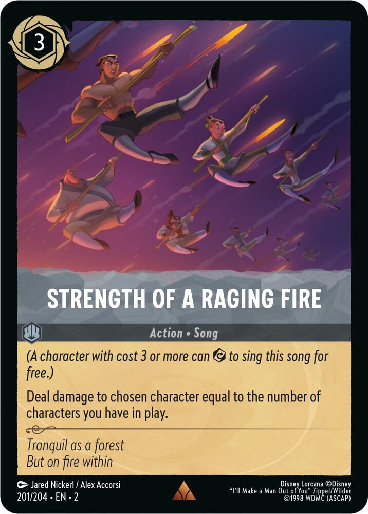 Strength of a Raging Fire 201/204 (Rise of the Floodborn) 