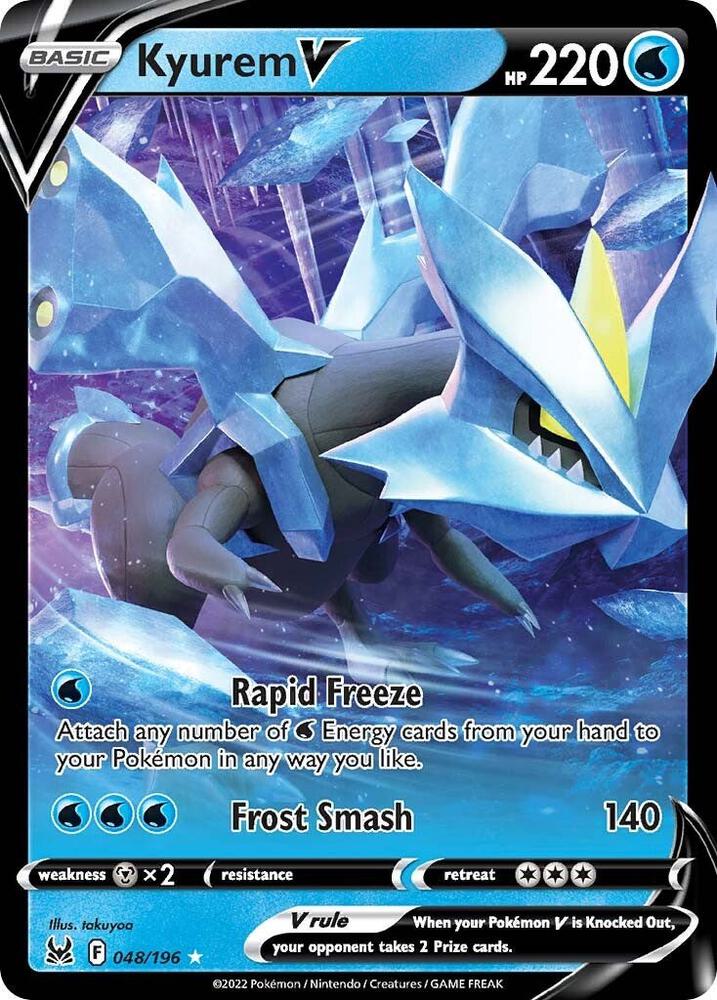 Kyurem V 048/196 (SWSH11: Lost Origin)  - Holofoil