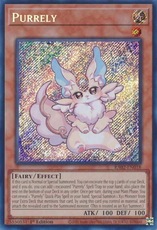 Purrely Secret Rare RA02-EN018 (25th Anniversary Rarity Collection II)  - 1st Edition