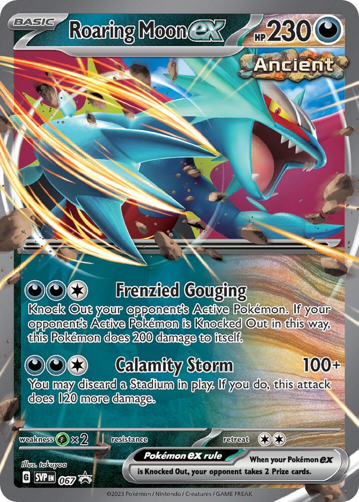 Roaring Moon ex 067 (SV: Scarlet & Violet Promo Cards)  - Holofoil