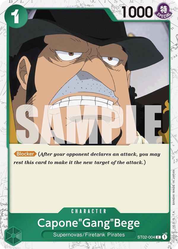 Capone"Gang"Bege ST02-004 (Premium Booster -The Best-)  - Jolly Roger Foil