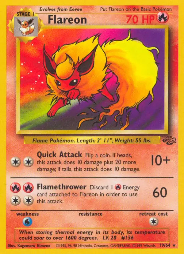 Flareon - Rare - 19/64 LP