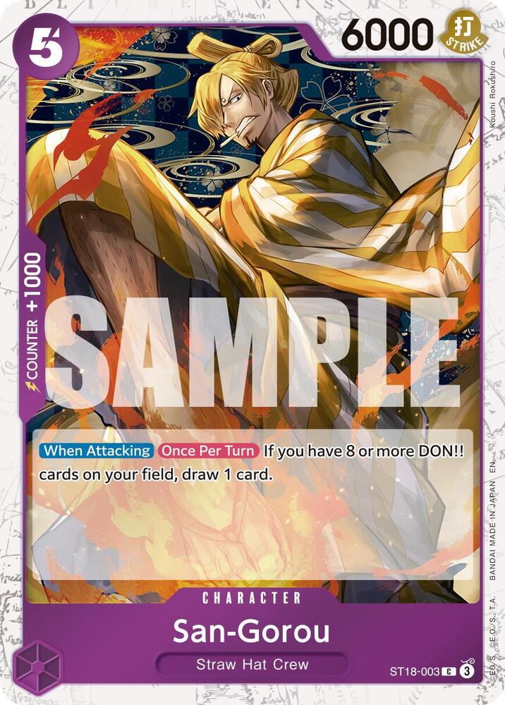 San-Gorou ST18-003 (Premium Booster -The Best- Vol. 2)  - Pirate Foil